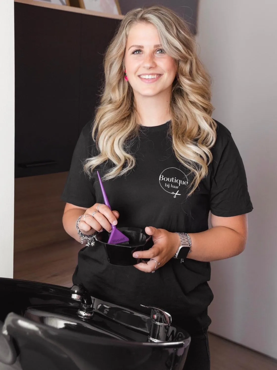 Megan Appel, eigenaresse van Boutique bij haar